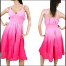 New Long Misses Tank Dress Pink Look
