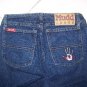 JUNIOR'S MUDD JEANS LOW RIDER FLARED LEG SIZE 1 W26XL31