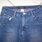 JRS/GIRLS “XHILARATION” STRETCH CAPRI BLUE JEANS W26xL18”