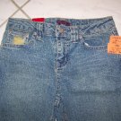 GIRLS STRETCH DISTRESS BLUE JEANS BY SMITH'S W26xL26