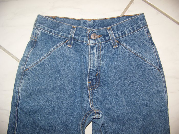 GIRL'S LEVI'S RED TAG DENIM BLUE JEANS W24