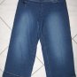 MISSES DKNY CAPRI STRETCH JEANS SIZE 7 W30xL24