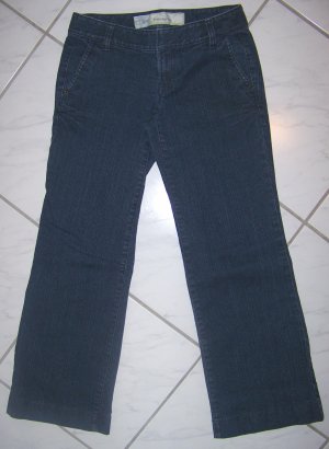 ANN TAYLOR LOFT TROUSER FIT DENIM CAPRI JEANS W30"