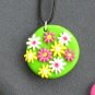 Colorful Daisies Pendant
