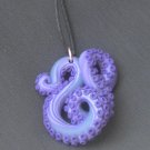 Purple/Blue Swirl Octopus Pendant