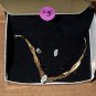 Goldtone Herringbone Marquis Accent Gift Set, necklace earrings, jewelry by AVON