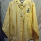 FREE SHIPPING DUNLOP CREDIT UNION button down front LS dress shirt new NWT Munsingwear Mens XL