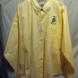 FREE SHIPPING DUNLOP CREDIT UNION button down front LS dress shirt new NWT Munsingwear Mens XL