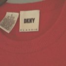 DKNY Classic TOP sleeveless ANGORA lambswool tank SWEATER shell pink S small