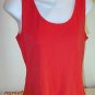 Alva by Burrows SHELL tank top dark melon coral NEW sleeveless shirt small S