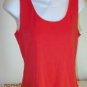 Alva by Burrows SHELL tank top dark melon coral NEW sleeveless shirt small S