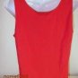 Alva by Burrows SHELL tank top dark melon coral NEW sleeveless shirt small S
