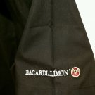 FREE SHIPPING Bacardi Limon Shirt bartender bar club server BLACK embroidered New Medium M