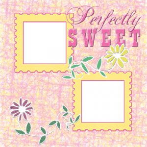 Perfectly Sweet Digital Scrapbooking Quick Page