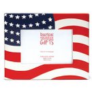 Patriotic Stars and Stripes Picture Frame 4x6