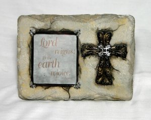 Photo Frame with Cross
