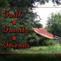 Country House Wall Decor Art Print Faith Family Friends