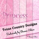 Digital Scrapbooking Paper Pak in Princess Pink