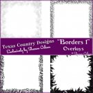 Digital Scrapbooking Borders 1 Overlays