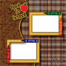 School Days Digital Scrapbooking Quick Page Layout
