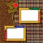 School Days Digital Scrapbooking Quick Page Layout