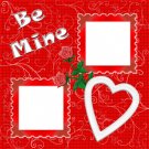 Valentine 2  Digital Scrapbooking Quick Page Layout