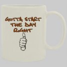 Start the day mug