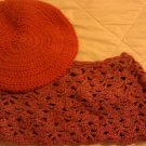 Pumpkin and Speck of Glitter Cowl Set- Special Order