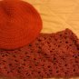 Pumpkin and Speck of Glitter Cowl Set- Special Order