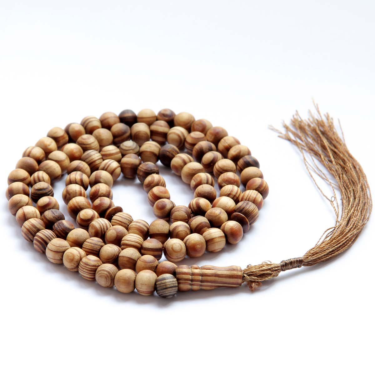 99 wooden. Ethiopian Wood Prayer Beads. Masbaha. Islamic Beads PNG.
