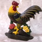 Cast Iron Colorful Rooster