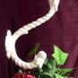 Cast Iron Antique White Rope Hook