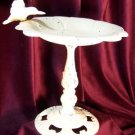 Cast Iron White Birdbath