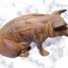 Cast Iron Carter's Smoked Hams Pig Bank