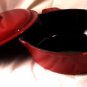 Old Mountain RED Enamelware Deep Fry Skillet