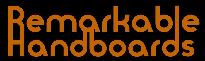 Remarkable Handboard logo sticker