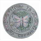 Butterfly  welcome plaque