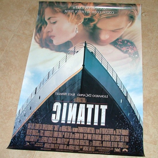 Titanic Version A Recalled Movie Poster Double Sided Original 27x40