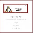 Literacy Center and Teacher Tesources - Penguins (Word Unscramble - Double vowel ai) PDf Format