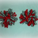 Scarlet & Grey Korker-Set of 2