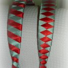 Scarlet & Grey Stripe Band