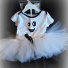 Infant 6-12 Month Ghost Tutu Costume