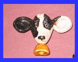 Cow Head with Bell