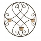 Luca Bella Home Lindsey Wrought Iron Wall Sconce.