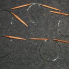 9 inch bamboo Circular Knitting Needles (US 7 - US 10.5) (you will get 5 pairs of needles)