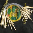 15 size 16 inch bamboo circular knitting needles US 0-15 (you will get total 15 pairs of needles)