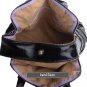 David Eikon Paula Patent Leather Satchel Black