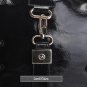 David Eikon Paula Patent Leather Satchel Black