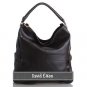 David Eikon Heather Medium Leather Hobo Bag Coffee