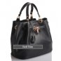 David Eikon Honor Leather Satchel Black